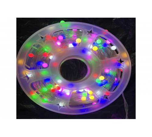 Гирлянда на катушке, от сети, Buble 50м, 8 режимов, Мультик/ Светодиодная гирлянда на елку