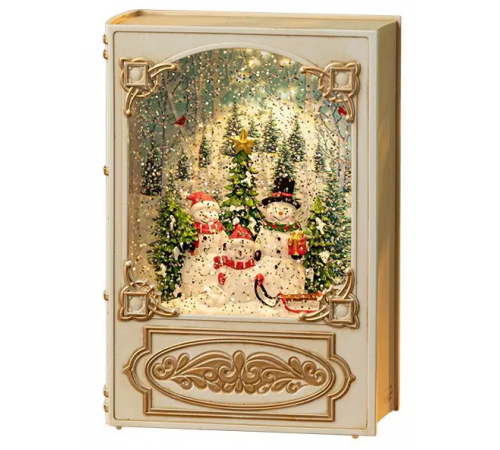 Рождественская ночь Новогодний музыкальный ночник-светильник XMAS WDL 24023B