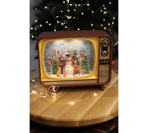 Новогодний ночник Ретро телевизор WDL-24034B XMAS