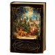 Санта Клаус Новогодний музыкальный ночник-светильник XMAS WDL 24023B