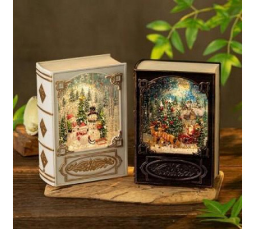 Санта Клаус Новогодний музыкальный ночник-светильник XMAS WDL 24023B