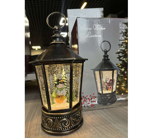 Снеговик Музыкальный новогодний фонарь XMAS WDL 24077A