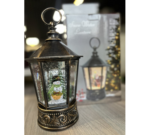 Снеговик Музыкальный новогодний фонарь XMAS WDL 24077A