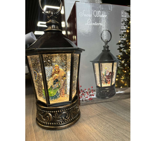 Рождественская ночь Музыкальный новогодний фонарь XMAS WDL 24077A