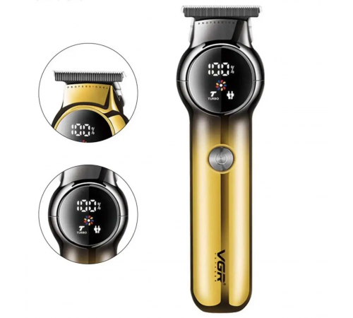 Аккумуляторная машинка для стрижки VGR V-989 от USB с 3 насадками