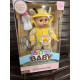 Кукла пупс говорящая с бутылочкой и салфетками Little Baby