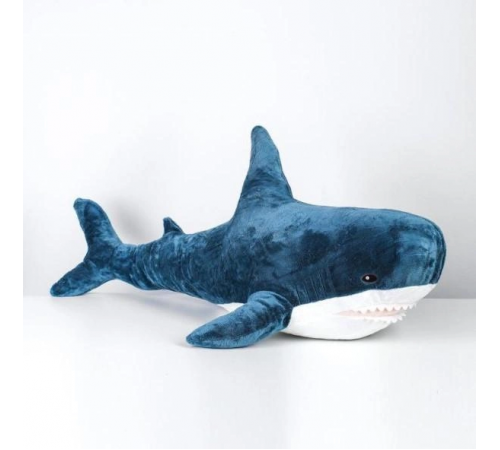 Детская мягкая плюшевая антистресс игрушка-подушка обнимашка Shark Doll "Акула" 110 см