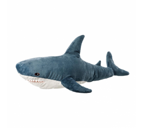 Детская мягкая плюшевая антистресс игрушка-подушка обнимашка Shark Doll "Акула" 110 см
