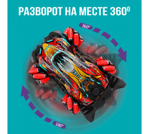 Машинка трюковий перекрут на радіокеруванні 21003 / Радіокерована машинка на пульту за 986 грн