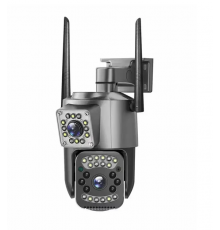 Уличная WIFI камера видеонаблюдения поворотная Smart Home Camera SC03 V380 Pro на два объектива