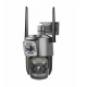 Уличная WIFI камера видеонаблюдения поворотная Smart Home Camera SC03 V380 Pro на два объектива