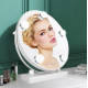 Круглое зеркало для макияжа с LED подсветкой Led Mirror JX-526, 5 LED, Белый