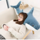 Детская мягкая плюшевая антистресс игрушка-подушка обнимашка Shark Doll "Акула" 60 см