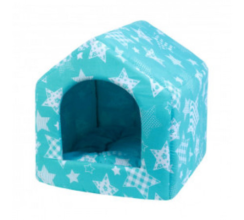 Синий Переносной мягкий домик для собак Portable Dog House Голубой
