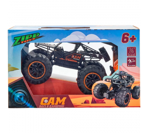 Радиоуправляемая игрушка ZIPP Toys Машинка CAM багги с камерой, черный