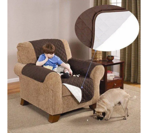 Накидка на кресло двухсторонняя - Couch Coat/ Покрывало водонепроницаемое