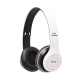 Белый Беспроводные Наушники Wireless P-47 Bluetooth + MicroSD + FM Радио
