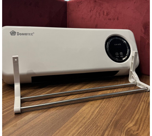 Настінний обігрівач Domotec MS-5963 White 2000Вт з пультом та сушаркою за 1308 грн
