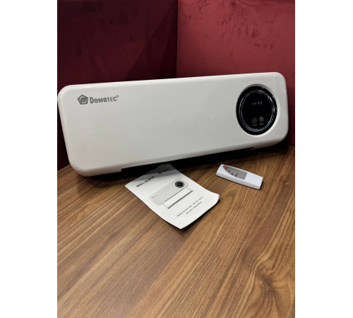 Настінний обігрівач Domotec MS-5963 White 2000Вт з пультом та сушаркою за 1308 грн