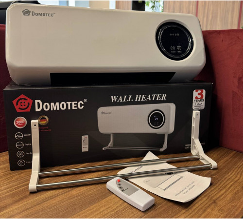 Настенный обогреватель Domotec MS-5963 White 2000Вт с пультом и сушилкой