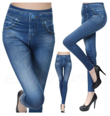 Джегинсы Синие Slim 'N Lift Caresse Jeans Джинсовые штаны Size XXL