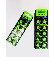 Батар часов Videx AG 0 (LR521) BLISTER CARD 10pcs