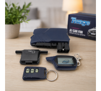 Автосигналізація CAR ALARM 2 WAY B9 / Двостороння автомобільна сигналізація з автозапуском та інтелектуальним запуском двигуна