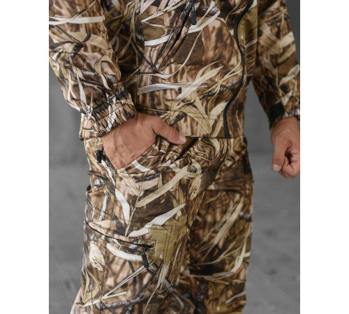 Тактический маскировочный костюм софтшел SoftShell Камыш