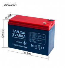 Акумуляторна батарея 12V 10 А/ч для оприскувача садового 