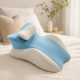 Голубая Подушка ортопедическая pillow-06 / Клинообразная подушка для сна из полиэстера / Ортопедическая подушка для поддержания тела Relax Pillow