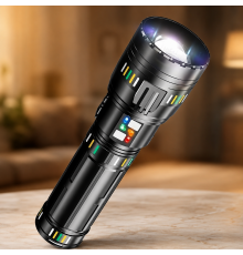 Ліхтарик ручний BL CB W518 / Акумуляторний LED ліхтар на USB / Тактичний ліхтар