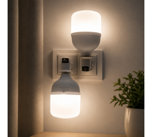 LED лампочка в патрон AY-915 / Аккумуляторный фонарь 50W / Лампа аварийного освещения