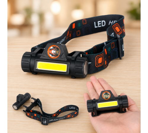 Налобний ліхтар BL 8101 COB XPE магнітний 14500 usb charge / Акумуляторний ліхтарик на голову