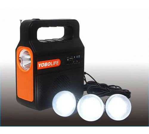 Портативная солнечная автономная система YOBOLIFE Solar Digital Kit 25 часов