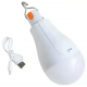 Аккумуляторная LED лампочка Е27 30W аварийного освещения 6500К