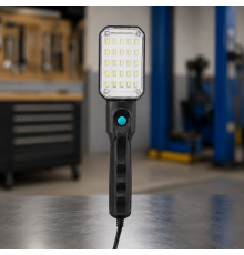 Ліхтарик BL 9025 для СТО / LED світильник з магнітом та працює від 220в кабель 9 метрів
