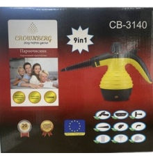 Ручний побутовий ПАРООЧИСНИК високої температури та високого тиску Crwonberg CB 3140 (6 шт)