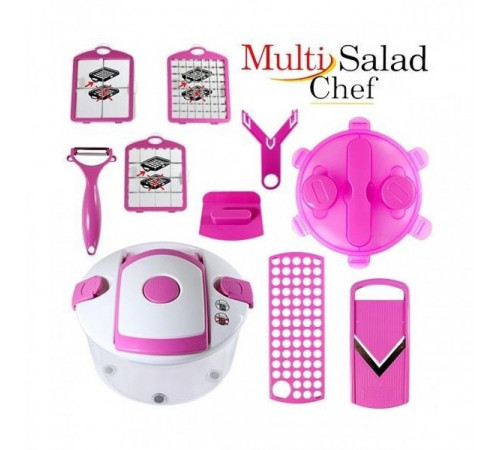 Овочерізка Multi Salad Chef Мульті Салад Чиф 13 в 1 Універсальна