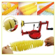 Машинка для резки картофеля спиралью SPIRAL POTATO SLICER аппарат для нарезки картофеля для чипсов