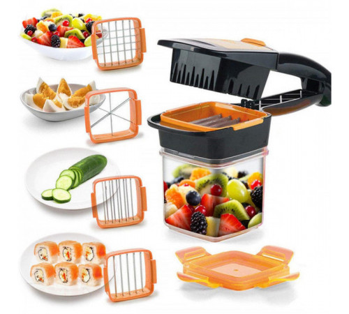 Овощерезка с контейнером 5 в 1 Nicer Dicer Quick