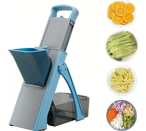 Многофункциональная овощерезка с регулируемой толщиной нарезки Vegetable cutter 223-6 Овощерезка с контейнером