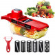 Овощерезка, терка Mandoline Slicer 6 in 1 c контейнером, слайсер, терка