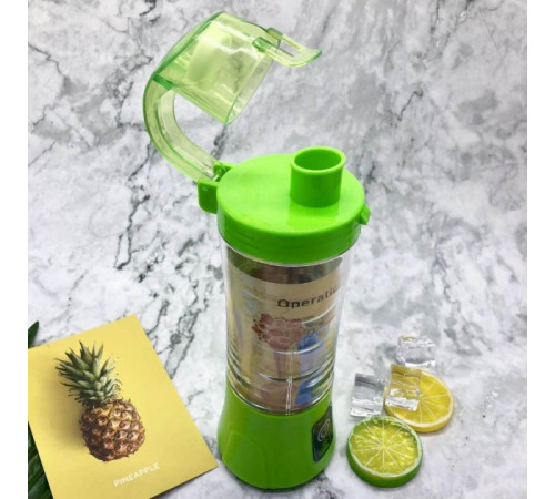 Фитнес-блендер Smart Juice Cup Fruits Портативный миксер, шейкер с USB-зарядкой
