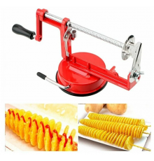 Машинка для резки картофеля спиралью SPIRAL POTATO SLICER аппарат для нарезки картофеля для чипсов