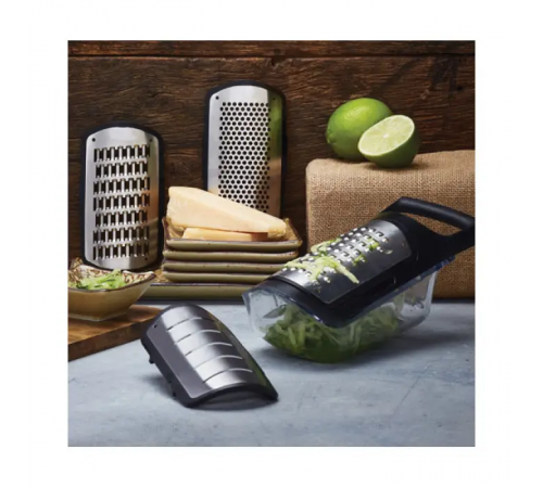 Набор Терок Soft Touch Container Grater Set Терки 4в1