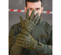 Перчатки тактические мужские олива