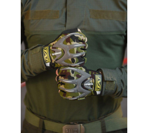Рукавички тактичні чоловічі безпалі M-PACT Mechanix