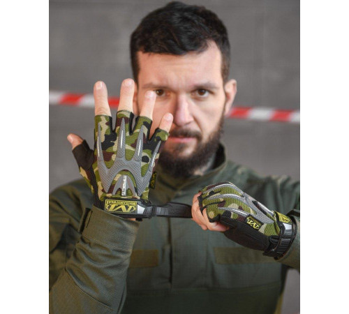 Рукавички тактичні чоловічі безпалі M-PACT Mechanix