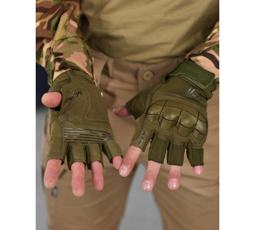Тактические перчатки mechanix m-pact 3 olive ВТ6049