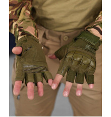 Тактичні рукавички mechanix m-pact 3 olive ВТ6049